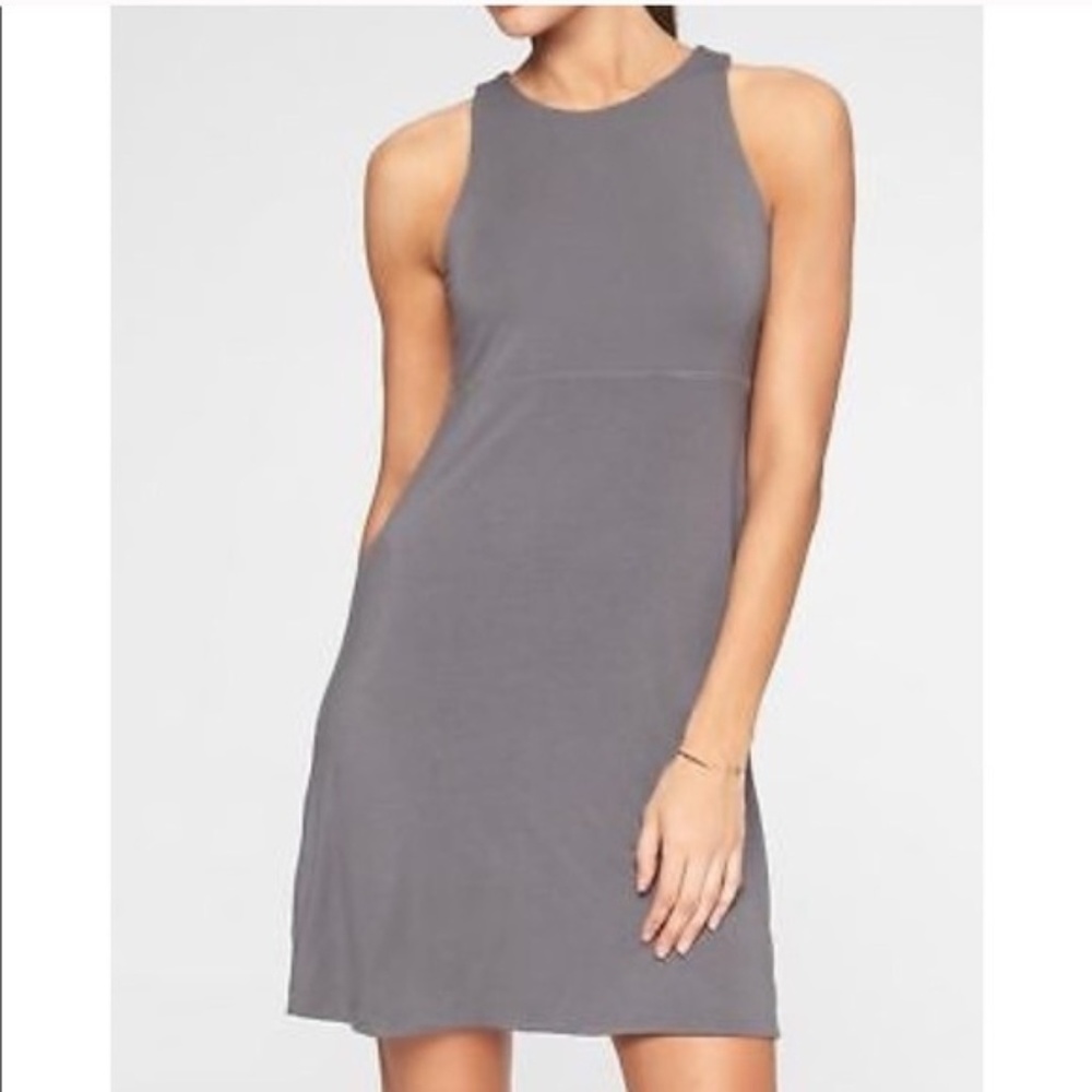 NWOT Athleta Reversible Santorini High Neck Dress
